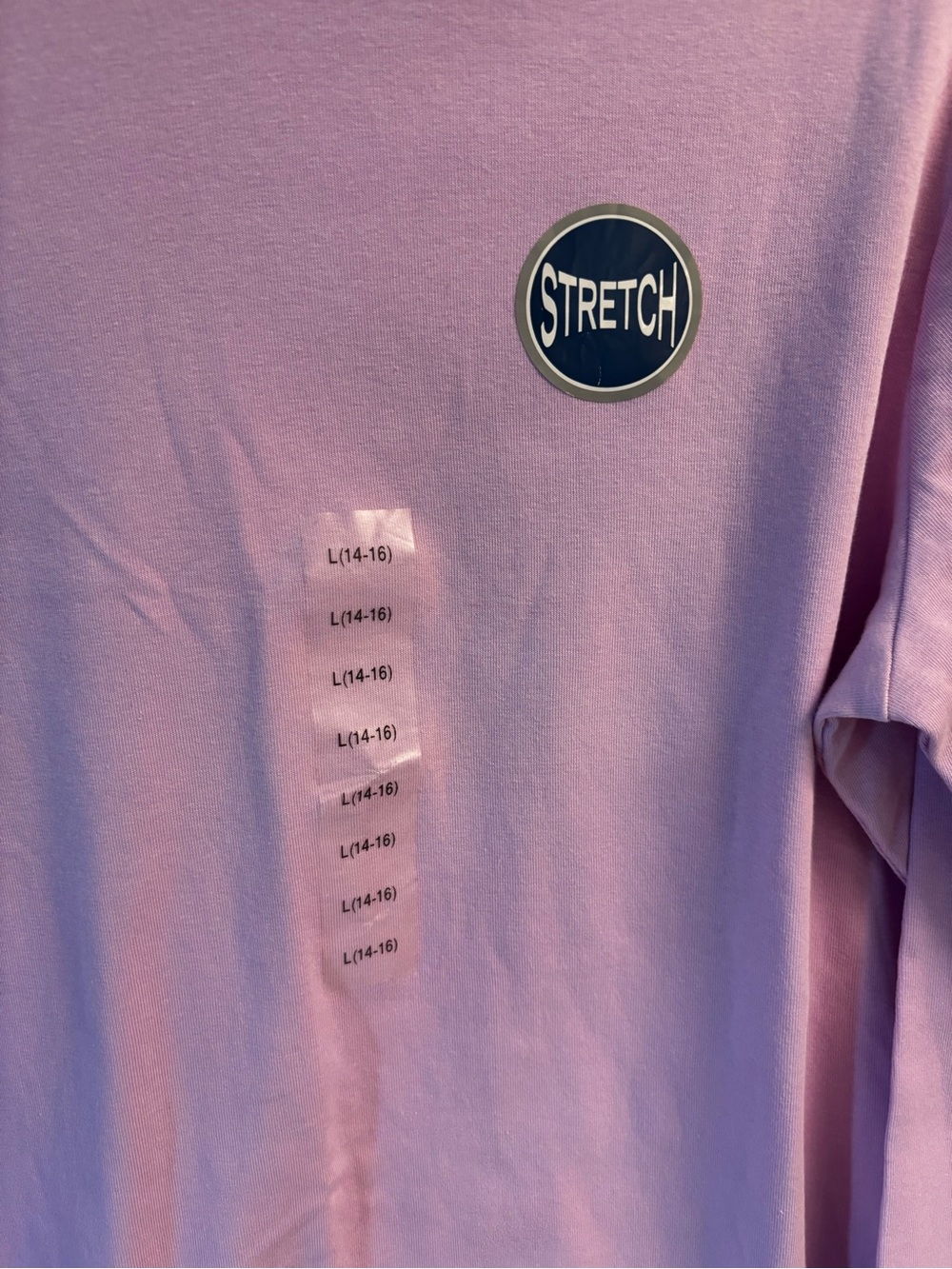 Women’s Stretch Long-Sleeve Turtleneck Top - Lavender - Picture 2 of 7